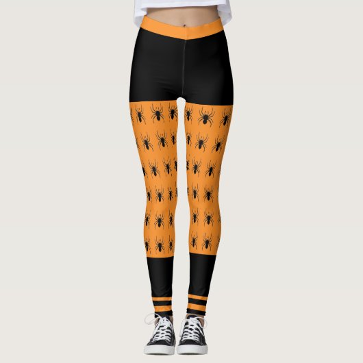 Halloween Araignée Leggings (Devant)