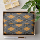 Halloween Argyle Pattern Tissuepapier (Geschenk)