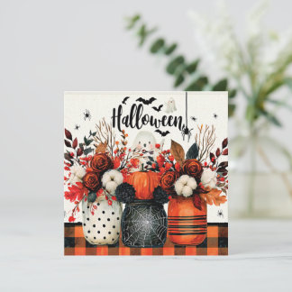 Halloween Arrangement met Pompoenen