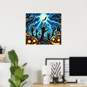 Halloween Art Poster (Thuiskantoor)