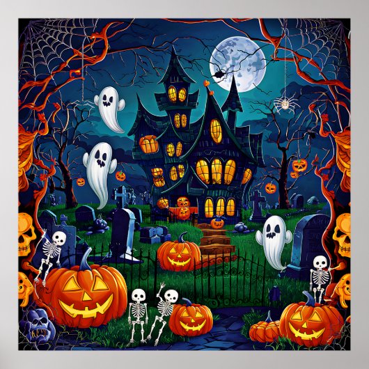 Halloween Art Poster (Voorkant)