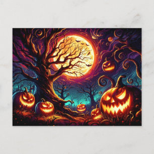 Halloween Art Scene Briefkaart
