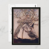  Halloween Arthur Rackham Witch Briefkaart (Voorkant / Achterkant)