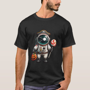 Halloween Astronaut Pirate Eye Patch Snoep Bag Spo T-shirt