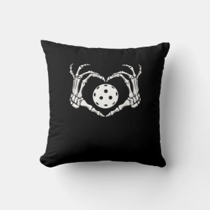 Halloween augurk skelet hart handen kussen