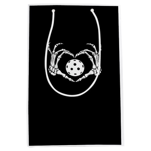 Halloween augurk skelet hart handen medium cadeauzakje (Voorkant)