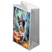 Halloween Australian Cattle with Pumpkins Scary Klein Cadeauzakje (Voorkant Gekanteld)