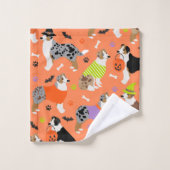Halloween Australian Shepherd (Gant de toilette)