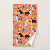 Halloween Australian Shepherd Bad Handdoek (Handdoek)