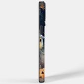 Halloween Australian Terrier met pomkins Scary Case-Mate iPhone Case (Achterkant / Rechts)