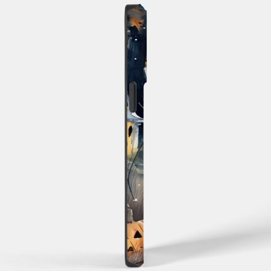 Halloween Australian Terrier met pomkins Scary Case-Mate iPhone Case (Achterkant / Rechts)