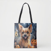 Halloween Australian Terrier met pomkins Scary Draagtas (Voorkant)