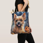 Halloween Australian Terrier met pomkins Scary Draagtas (Dichtbij)