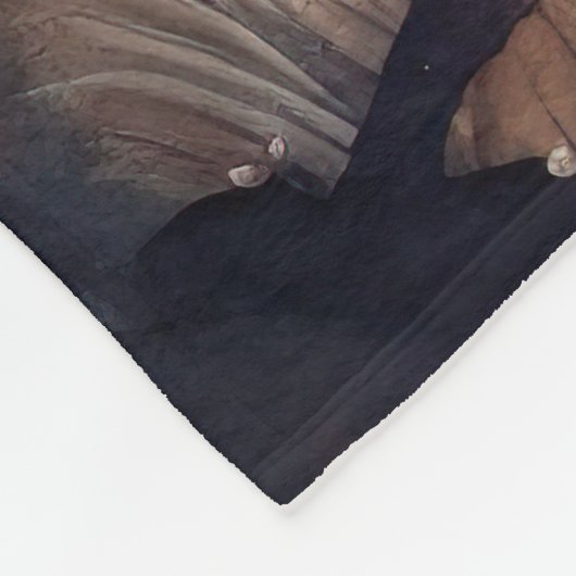 Halloween Australian Terrier met pomkins Scary Fleece Deken (Hoek)