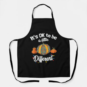 Halloween Autisme Pompoen Het is OK Schort