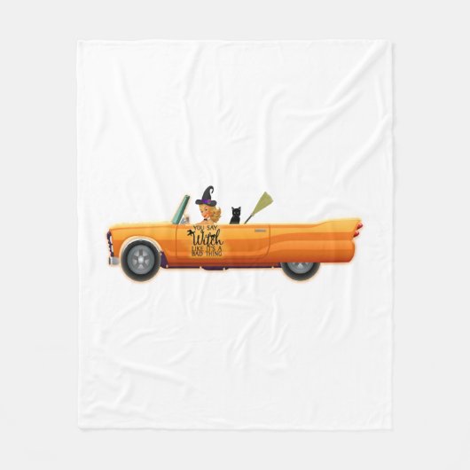 halloween auto fleece deken (Voorkant)