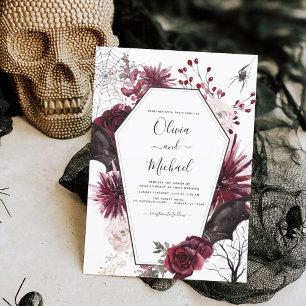 Halloween Automne Automne Faire-part de mariage fo