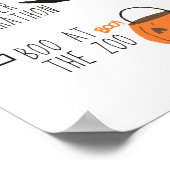 Halloween Autumn Bucket List | Herfst-elementen Poster (Hoek)