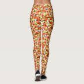 Halloween Autumn Candy Corn Leggings Oranje (Achterkant)