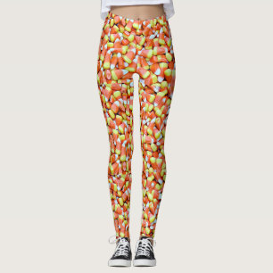 Halloween Autumn Candy Corn Leggings Oranje