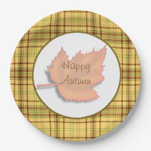 Halloween Autumn Herfst Leaf Party papieren Borden Bordje