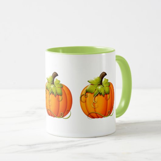 Halloween/Autumn Pumpkin Mok (Voorkant rechts)
