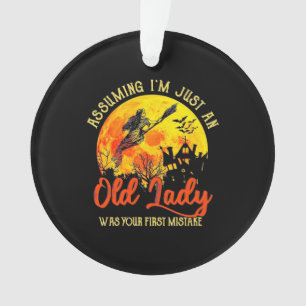 Halloween avec la vieille dame