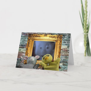 Halloween Avontuur. Wenskaart Kaart