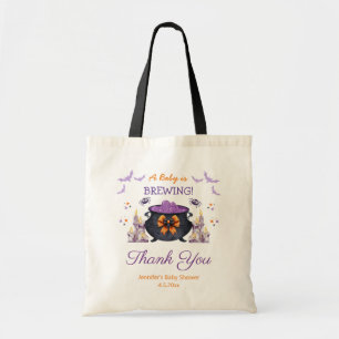 Halloween baby borrelende baby shower bedankt scha tote bag