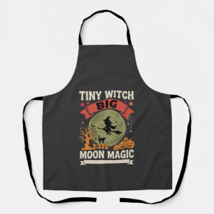 Halloween Baby Heks Maan Magie Schort
