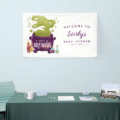 Halloween Baby is het brouwen van douche welkom Spandoek (Beurs)