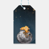 Halloween baby shower baby brouwt gunst cadeaulabel (Achterkant)