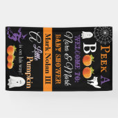 Halloween Baby shower Banner (Horizontaal)