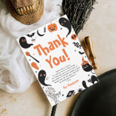 Halloween Baby shower Bedankkaart