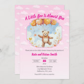 Halloween Baby shower - Beer, Pompoenen, Wolken Kaart (Voorkant / Achterkant)