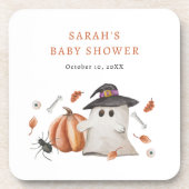 Halloween Baby shower Bier Onderzetter (Voorkant)