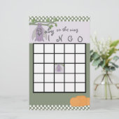 Halloween Baby shower Bingo (Staand voorkant)