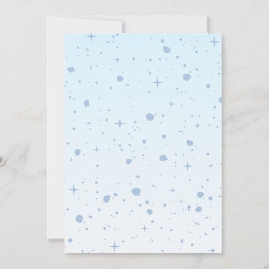 Halloween Baby shower Boy beroemd gemaakt door Ted Kaart (Achterkant)