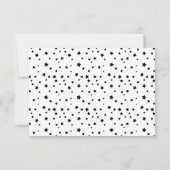 Halloween Baby shower couche noire Invitation (Dos)