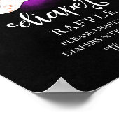 Halloween Baby shower Diaper Raffle Game Sign Poster (Hoek)