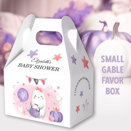 Halloween Baby shower Girl Cute Favor Box Bedankdoosjes