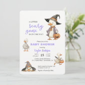 Halloween Baby Shower goose funny invitation (Debout devant)