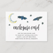 Halloween Baby shower Informatiekaartje (Voorkant)