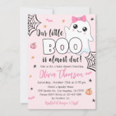 Halloween Baby shower Invitation mignonne Fille Fa (Devant)