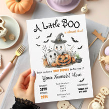 Halloween Baby shower Invitation Schattige Little