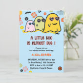 Halloween Baby Shower Invitations Petit garçon (Debout devant)