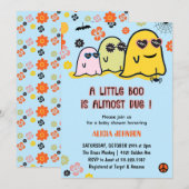 Halloween Baby Shower Invitations Petit garçon (Devant / Derrière)