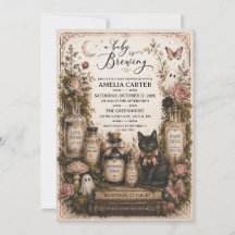 Halloween Baby Shower is Brewing Vintage Meisje Ro