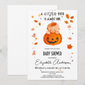 Halloween Baby shower Kaart (Voorkant / Achterkant)