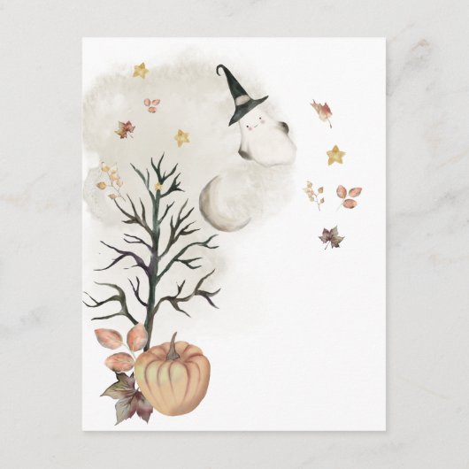 Halloween Baby shower luier Raffle. Informatiekaartje (Achterkant)